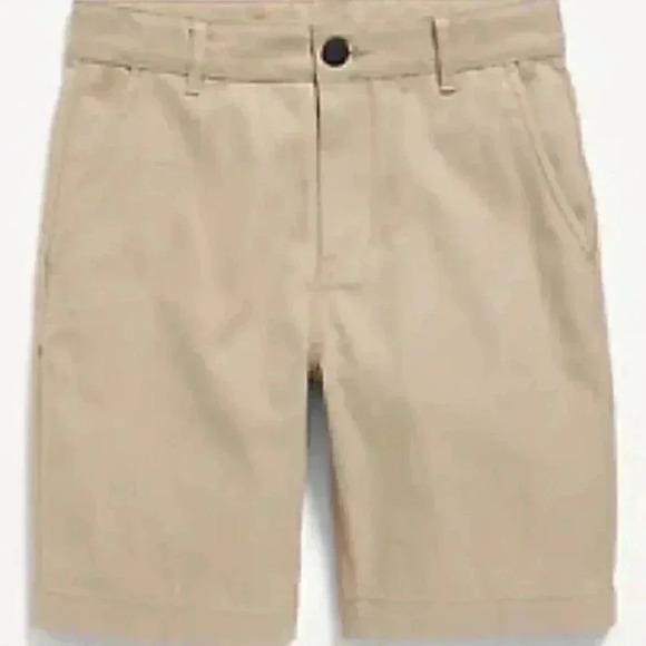 Straight Built-In Flex Tech Twill Uniform Shorts for Boys - Picture 1 of 4